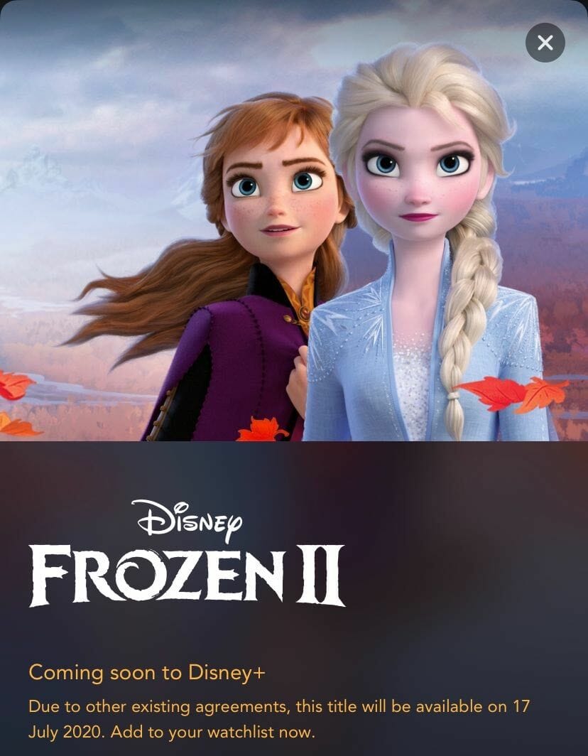 How to stream Frozen 2 in the UK by Electronic Partners 2. June 2020